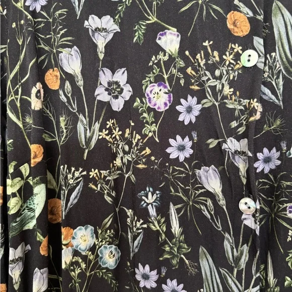 J Jill Botanical Shirt Dress - Picture 2 of 5